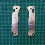 1 Pair Custom MadeTitanium Alloy Handle Scales for Benchmade Bugout 535