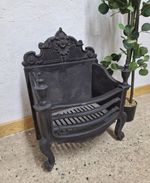 Large Vintage Cast Iron wood/coal Storage Grate