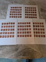Queen Victoria Penny Red Plates  Set