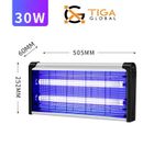 30W Bug Zapper Electric Insect Fly Killer Mosquito Pest Trap UV LED Indoor Lamp