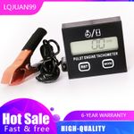 LCD Display Screen Digital Chainsaw Tachometer Hour Meter Tach Gauge Speedometer