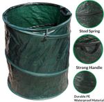 Pop Up Reusable Garden Bag Waste Bin Pop-up Refuse Collapsible Sack Weatherproof