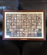 Ogden’s Full Set Construction of Railway Trains 1930 (50 Cards) Framed Excellent