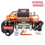 WINCHMAX 12V STEEL ROPE WINCH 13500LB RATING WIRELESS REMOTES - [ SKU 1012 ]