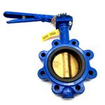 4" Ductile Iron 4 Butterfly Lug Type Valve with Lever WRAS Valve PN16 DN100 EPDM