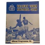 1961 Halifax Town v Belgrade (OFK Beograd) Floodlights Opening Programme