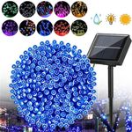 100/200/300 LED Solar Power Fairy Garden Lights String Outdoor Xmas Tree Lamp