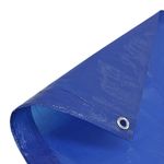 1 x Blue Tarpaulin Standard Duty 80gsm 10.0m x 10.0m (33ft x 33ft)
