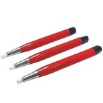 Fiberglass Scratch Brush Pen 3 Pack Jewelry Watch Coin Cleaning Red