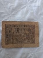 România Old Banknote  1 Leu 12 Martie 1910