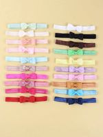 20pcs Baby Headbands – Soft Stretchy Solid Color Hairbands for Infants -UK