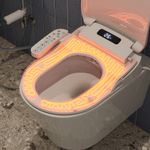 HOROW Smart Bidet Toilet Seat Heated Built-in Dryer & Night Light & Water Filter