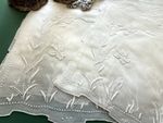 Vintage Madeira Marghab IRIS Organdy Placemat Set 8 White