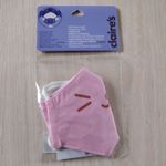 Facemask Clare's Accessories cat pink kids age 3/6 100% Cotton