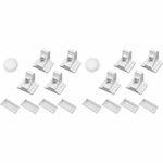 8 locks 2 keys Magnetic Drawer Kitchen Cupboard Cabinet Lock Latch Self adhesive