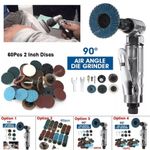 90 Degree Air Angle Die Grinder or 1/4" Mini Pneumatic Polishing Carving Discs