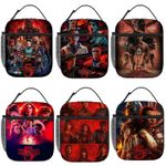 Kids Stranger 5 Insulated Lunch Bag School Travel Picnic Snack Lunchbox Bag Gift