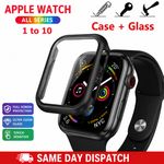 Apple Watch Case & Tempered Glass Protector for Series SE/3/4/5/6/7/8/9/10 – 44m