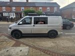 VW T5 T5.1 2003-2015 SWB WHEEL ARCHES FENDER FLARES BLACK ABS Add on