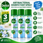 Dettol All-In-One Disinfectant Spray Crisp Linen 300ml  (Pack of 3)