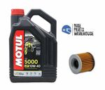SUZUKI GS500 1989-2006 MOTUL 5000 10W40 OIL & FILTER SERVICE KIT