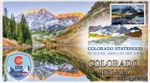 26-022, 2026, Colorado Statehood,  First Day Cover, Digital Color Postmark, Denv