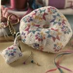 Summer biscornu pincushion and scissor fob Cross Stitch Chart