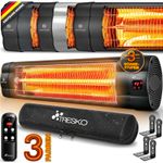 TRESKO heater 2500W infrared heater wall patio heater radiant heater