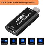 1080P Full HD Audio Video Capture Card 4K HDMI to USB 2.0 Video Capture Device