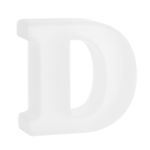 3D Alphabet Mold for Resin 2.56 Inch Silicone D Capital Alphabet Epoxy Casting