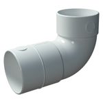 Blauberg BlauFast 75mm 90 Degree Elbow Bend Semi Rigid Radial Duct MVHR