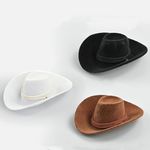 1/6 Mini Cowboy Hat Miniature Doll Hat for 12in" Action Figure Accessory