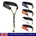 Professional Saxophone Neck Strap Leather Padded Harness Alto Tenor Soprano