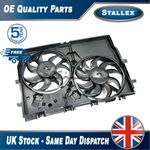 Fits Peugeot Boxer Fiat Ducato Citroen Relay Radiator Twin Cooling Fan Stallex