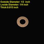 10Pk Bronze Washers For RICK HINDERER KNIVES  XM-18 3" & 3.5" XM-24, MP1 1PR EDC
