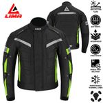 Mens Motorcycle Waterproof Cordura Textile Jacket Motorbike CE2 Approved Armours