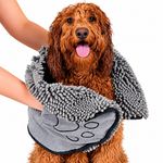 53X22cm Super Absorbent Pet Bath Towel Microfibre Dog Cat Quick Drying Towel