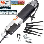 High Speed Reciprocating Air Body Cut Off Saw 4 Blades Bodyshop Cutting Tool GB
