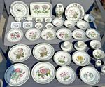 PORTMEIRION Botanic Garden Dinner Service & Vases Clock Dishes Collection