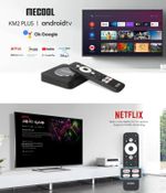 MECOOL KM2 Plus Android 11 TV Box 2G 16G Chromecast Netflix Certified Prime WiFi
