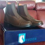 Ryder Crazy Horse Brown Jodhpur/Paddock Riding Boots Elastic Sides UK 6