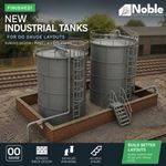 OO Gauge Industrial Fuel Storage Tanks Depot Pipework Scenery 1:76