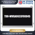 TDO-WVGA0633F00045 6.5'' OEM Touch Screen Display For VW Skoda MIB STD2 684 200