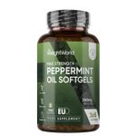 WeightWorld Peppermint Oil Capsules 200mg 365 Softgels 1 Year Supply Non-GMO