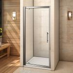 New Pivot Hinge Shower Door Enclosure Glass Screen Cubicle 700 760 900 1000