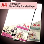Water Slide Decals - WaterSlide Transfer Paper - A4 Inkjet - Clear or White Lot.
