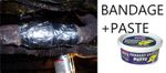 Exhaust Leak Bandage Tape + Paste Repair Wrap Silencer High Temp Pipe Hole Fix