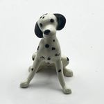 Vtg Retired Hagen Renaker Dalmatian Dog Puppy Black & White Spotted Porcelain 2"