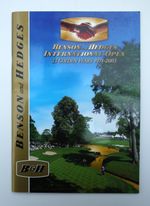 GOLF - 3 X BENSON & HEDGES PROGRAMMES - SIGNED BY 6 PLAYERS - YEARS 2001 - 2003