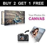 Personalised Photo on Canvas Art Print Framed A0 A1 A2 A3 A4 A5 Ready to Hang.✔️